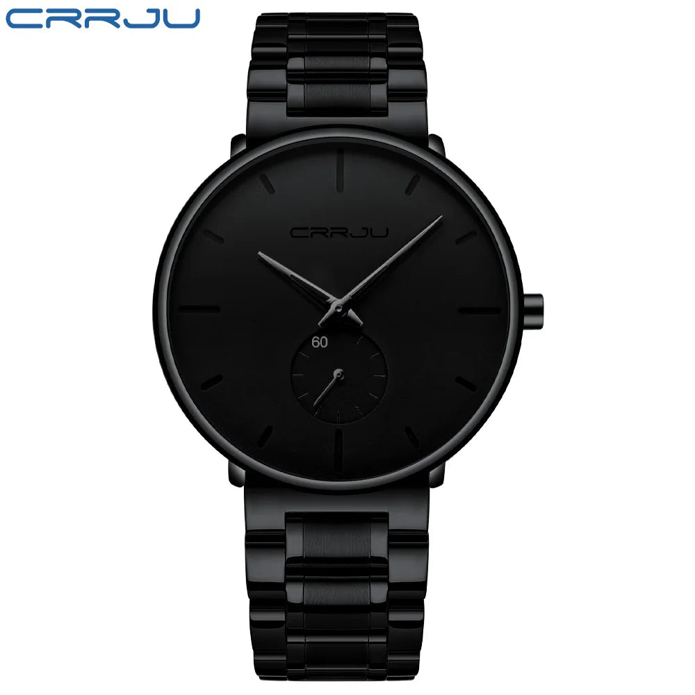 Mens Watches Stainless Steel Men'S Wrist Watch Casual Luxury Waterproof Sport Watch for Men Quartz Watch Relogio Masculino