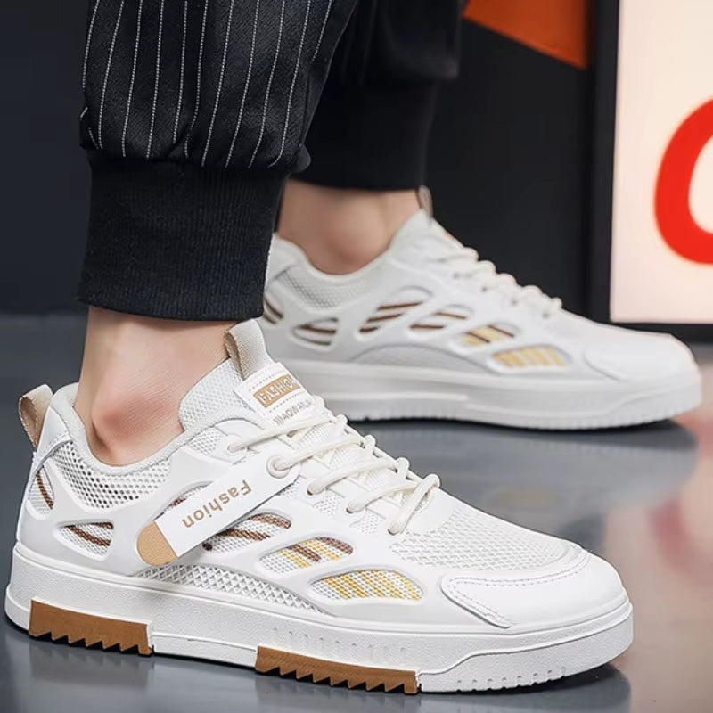New Men'S Canvas Shoes Fashion Comfortable Sneakers Mesh Breathable Running Shoes for Men Outdoor Casual Shoes Tenis Para Hombre