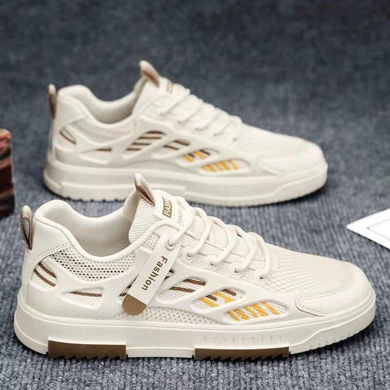 New Men'S Canvas Shoes Fashion Comfortable Sneakers Mesh Breathable Running Shoes for Men Outdoor Casual Shoes Tenis Para Hombre