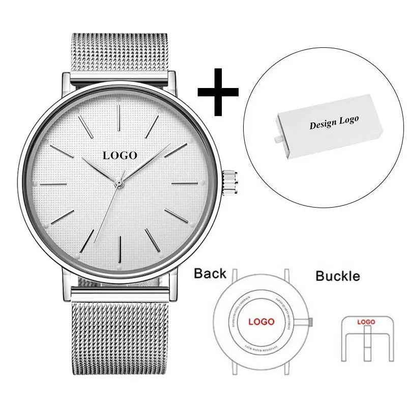 CL053 Minimalistic Private Label Watch Manufacturer Simple Design Your Own Watches Men OEM Watch