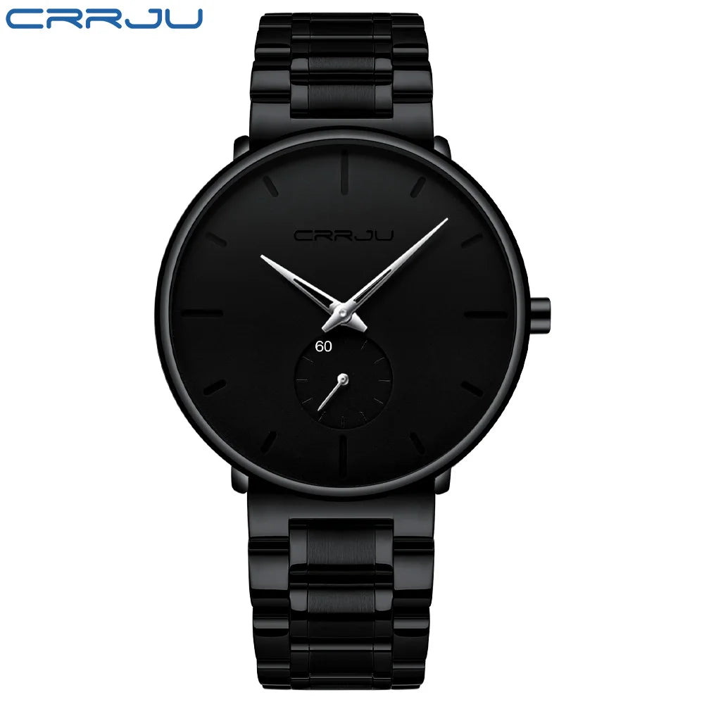 Mens Watches Stainless Steel Men'S Wrist Watch Casual Luxury Waterproof Sport Watch for Men Quartz Watch Relogio Masculino