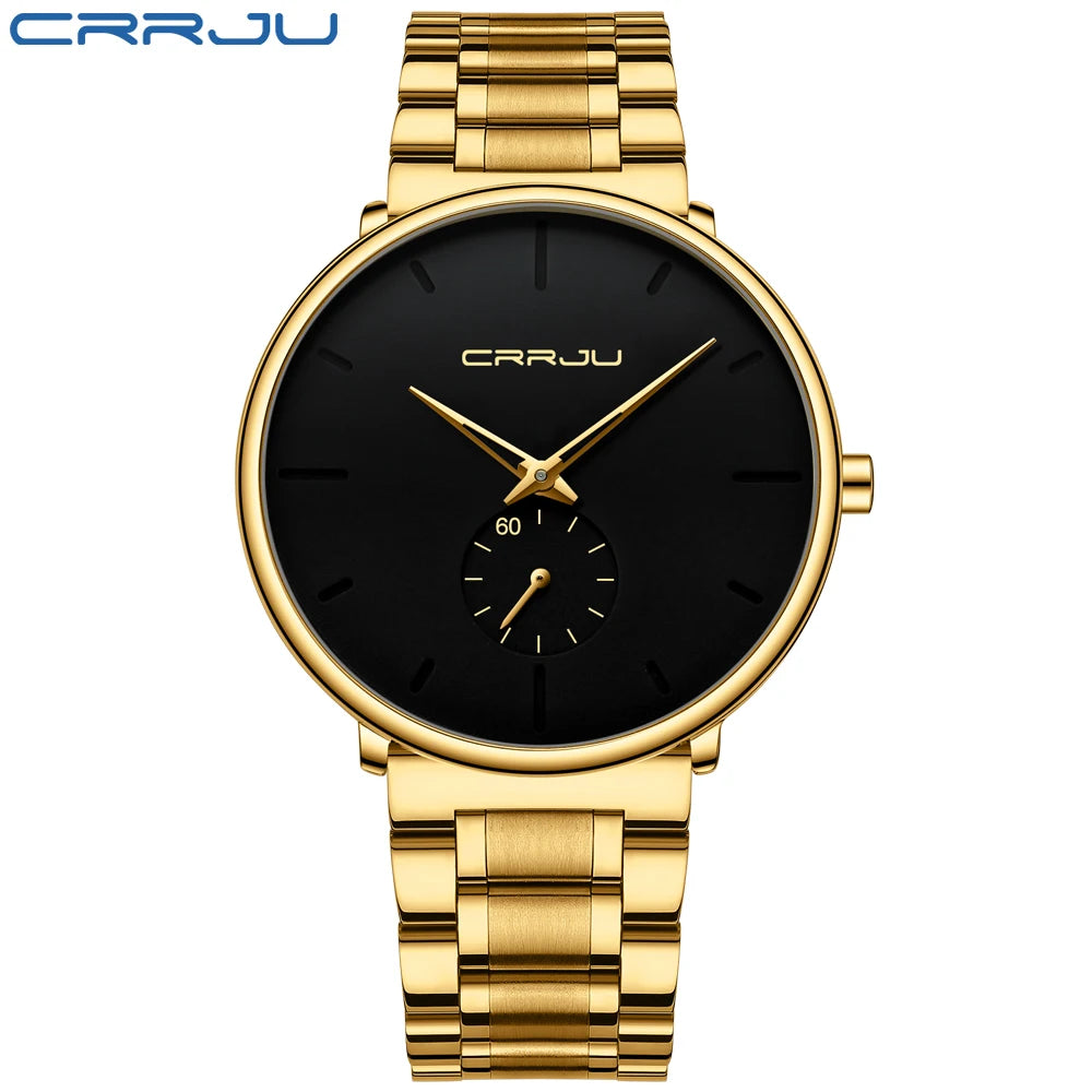 Mens Watches Stainless Steel Men'S Wrist Watch Casual Luxury Waterproof Sport Watch for Men Quartz Watch Relogio Masculino