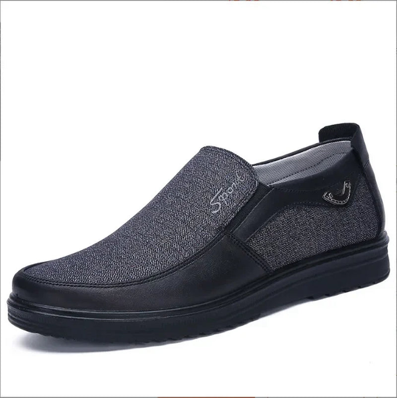 Men'S Canvas Shoes Outdoor Lightweight Soft Sole Non-Slip Walking Shoes Light and Comfortable Casual Fashion Men'S
