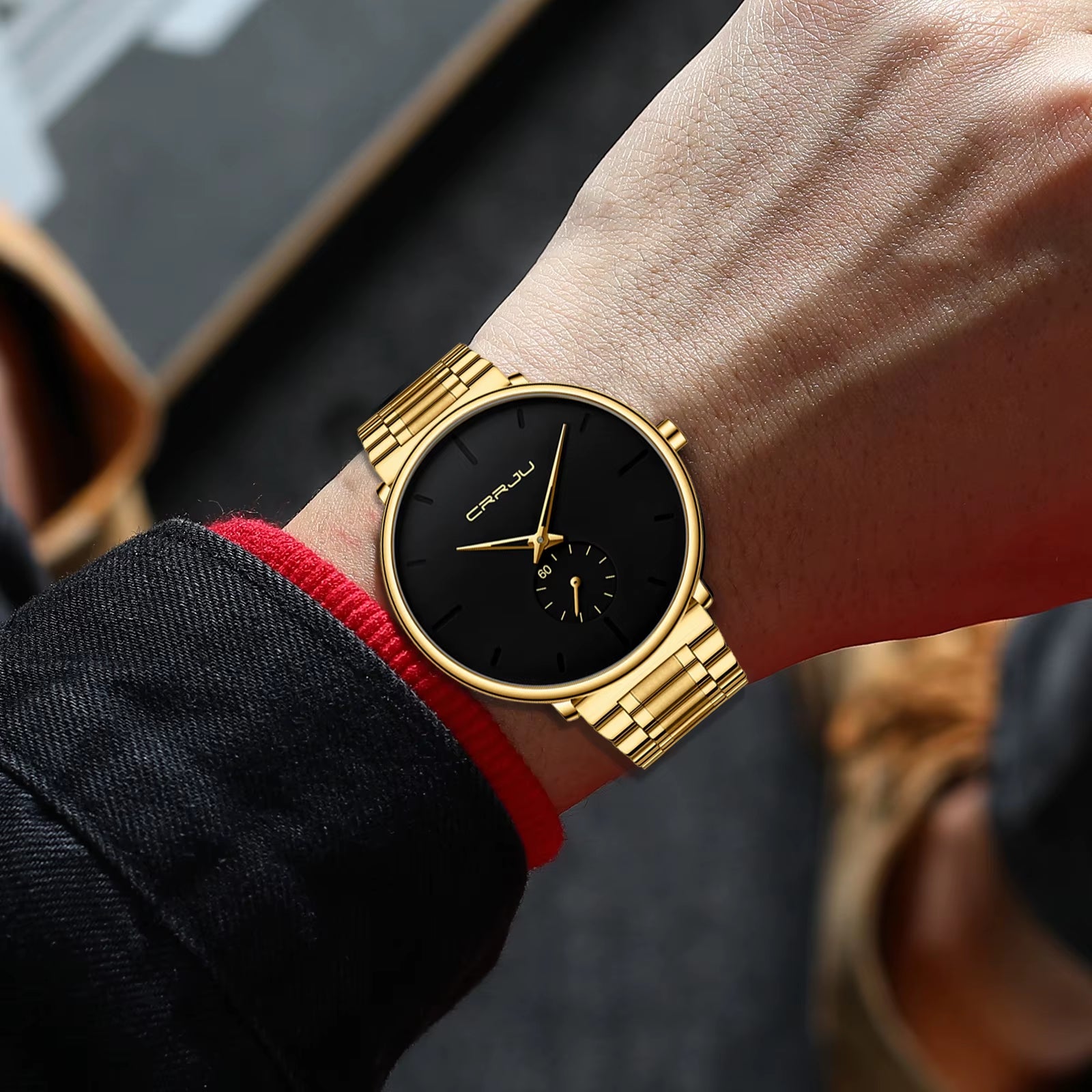 Mens Watches Stainless Steel Men'S Wrist Watch Casual Luxury Waterproof Sport Watch for Men Quartz Watch Relogio Masculino