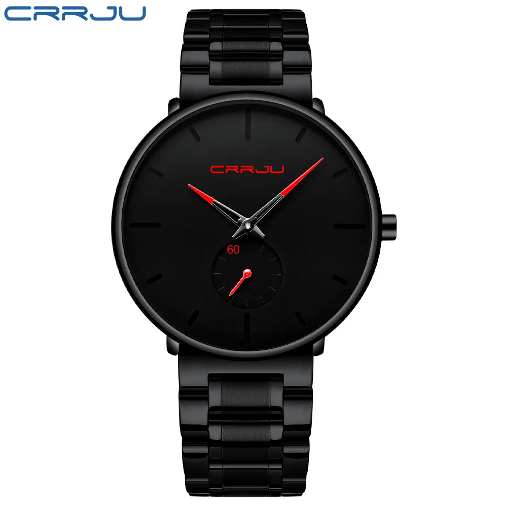 Mens Watches Stainless Steel Men'S Wrist Watch Casual Luxury Waterproof Sport Watch for Men Quartz Watch Relogio Masculino