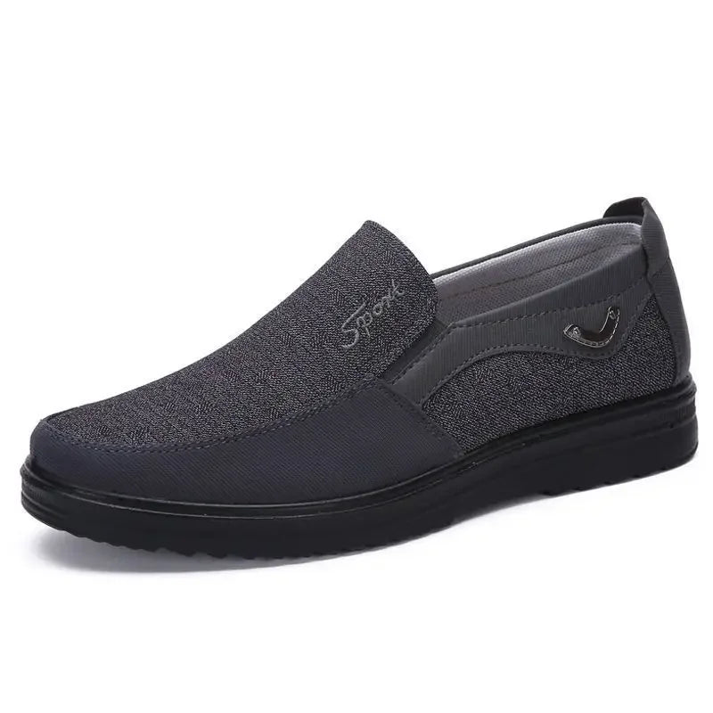 Men'S Canvas Shoes Outdoor Lightweight Soft Sole Non-Slip Walking Shoes Light and Comfortable Casual Fashion Men'S